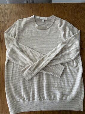 Men's Crewneck Sweater in Light Beige - Banana Republic